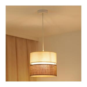 Brilagi Brilagi - Lustr na lanku ROYAL YUTE 1xE27/15W/230V pr. 25 cm béžová/krémová