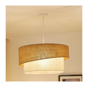Brilagi Brilagi - Lustr na lanku SHINE 1xE27/15W/230V pr. 50 cm béžová/krémová