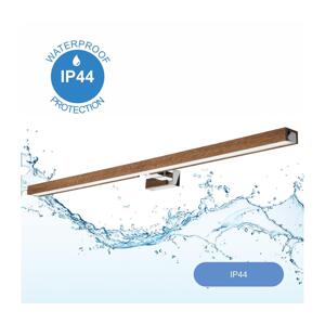 Brilagi Brilagi-LED Koupelnové osvětlení zrcadla WOODY MIRROR LED/15W/230V IP44 dub/chro