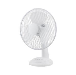 Stolní látor 30cm, bílý, 3 rychlosti, 40W