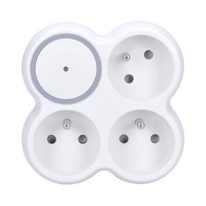 PO29 - Přepěťová ochrana do zásuvky 230V/16A 3Z bílá