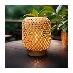 WO3107 - LED Dekorační stolní lampa LED/2xAAA ratan