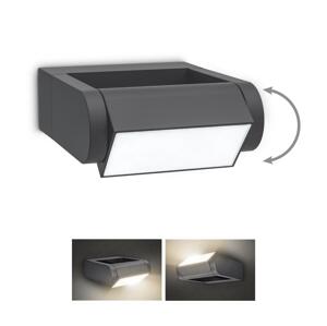 Brilagi Brilagi - LED Venkovní nástěnné svítidlo CROTONE LED/7W/230V antracit IP54