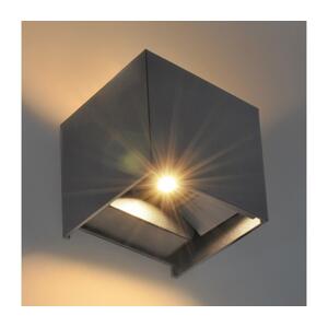 Brilagi Brilagi - LED Venkovní nástěnné svítidlo CUBE LED/6W/230V antracit IP54