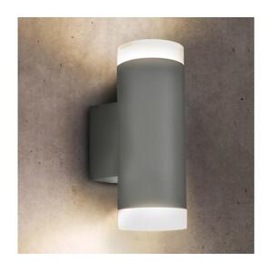 Brilagi Brilagi - Venkovní nástěnné svítidlo MATERA 2xGU10/30W/230V šedá IP54