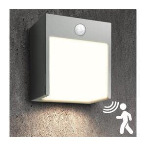 Brilagi Brilagi -LED Venkovní nástěnné svítidlo se senzorem TERNI LED/12W/230V šedá IP44