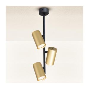 Brilagi Brilagi - Lustr na tyči SELE VERTICAL 3xGU10/30W/230V černá/zlatá