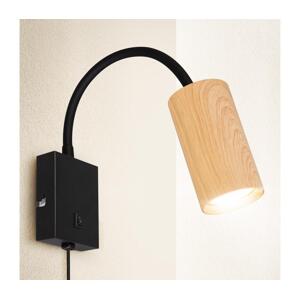 Brilagi Brilagi - Flexibilní nástěnná lampa SELE 1xGU10/30W/230V černá/hnědá