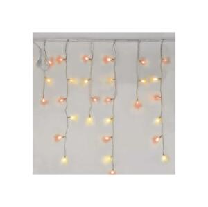 LED Venkovní vánoční řetěz 100xLED/2,5x0,9m IP44 červená/vintage
