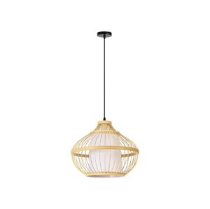 08256L - Lustr na lanku PINCHOS 1xE27/40W/230V pr. 40 cm bambus