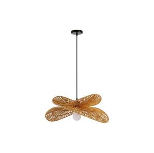 08265L - Lustr na lanku MARIPOSA 1xE27/40W/230V pr. 50 cm juta