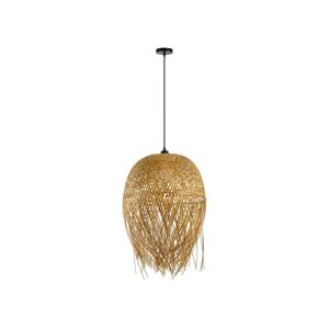 08271L - Lustr na lanku HILO 1xE27/40W/230V pr. 45 cm bambus