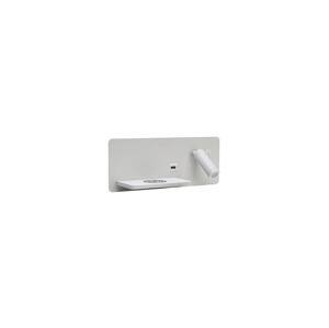 08286L-LED Nástěnné bod. svít. s pol., USB port. a bezdr. nab. LED/3W/230V