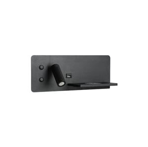 08287L-LED Nástěnné bod. svít. s pol., USB port. a bezdr. nab. LED/3W/230V