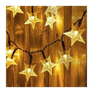 Brilagi Brilagi - LED Solární dekorační řetěz STARS 50xLED/8 funkcí 7m IP65 teplá bílá