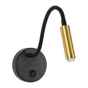 Brilagi Brilagi - Flexibilní nástěnná lampa MAYA 1xG9/35W/230V černá/zlatá