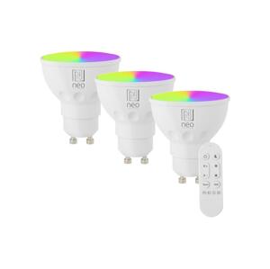 NEO LITE sada 3x Smart žárovka LED GU10 6W RGB+CCT, stmívatelná, WiFi, Beacon, DO