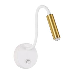 Brilagi Brilagi - Flexibilní nástěnná lampa MAYA 1xG9/35W/230V bílá/zlatá