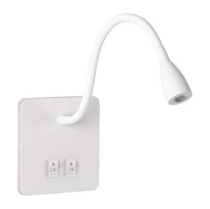 Brilagi Brilagi - LED Flexibilní nástěnná lampa MAYA Double LED/4W/230V + LED/3W bílá