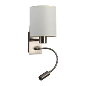 Brilagi Brilagi -LED Flexibilní nástěnná lampa 1xE27/25W/230V+LED/3W matný chrom/krémová