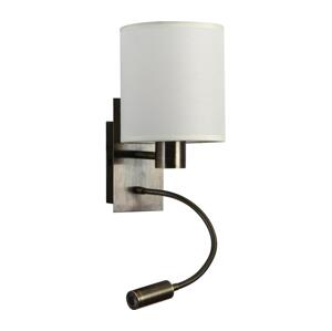 Brilagi Brilagi - LED Flexibilní nástěnná lampa 1xE27/25W/230V + LED/3W mosaz/krémová