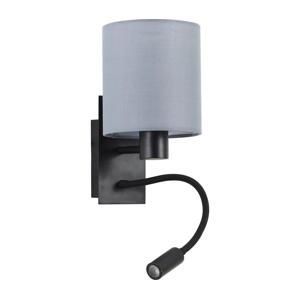 Brilagi Brilagi - LED Flexibilní nástěnná lampa 1xE27/25W/230V + LED/3W černá/šedá