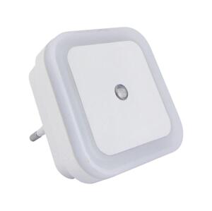 LED Noční světlo se senzorem LED/0,5W/230V bílá