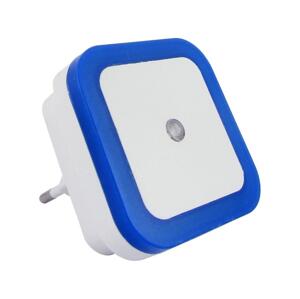 LED Noční světlo se senzorem LED/0,5W/230V modrá