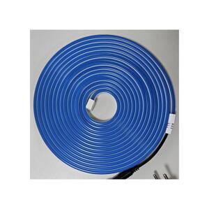 LED Flexibilní pásek NEON LED/10W/230V 5 m IP65 modrá