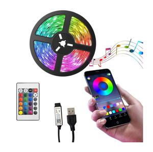 LED RGB Stmívatelný pásek LED/6W/5V USB 2 m + dálkové ovládání
