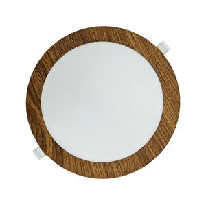 LED Podhledové svítidlo CIRCLE LED/18W/230V 4200K 22 cm hnědá