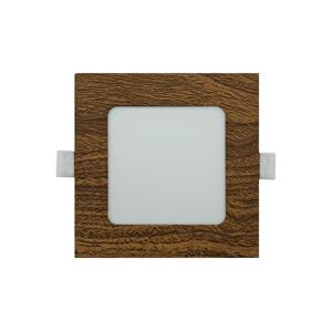 LED Podhledové svítidlo SQUARE LED/6W/230V 4200K 11,8x11,8 cm hnědá