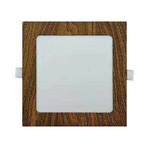 LED Podhledové svítidlo SQUARE LED/12W/230V 4200K 16,8x16,8 cm hnědá