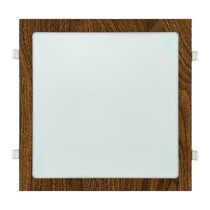 LED Podhledové svítidlo SQUARE LED/24W/230V 4200K 29,2x29,2 cm hnědá