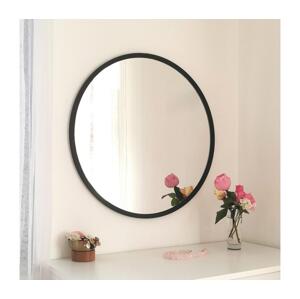Nástěnné zrcadlo SIYAH pr. 60 cm černá