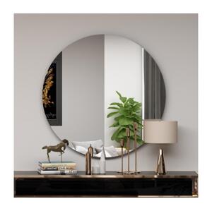 Nástěnné zrcadlo ZEOS pr. 70 cm černá