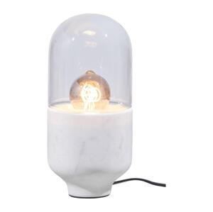 Stolní lampa ASEL 1xE27/25W/230V mramor bílá