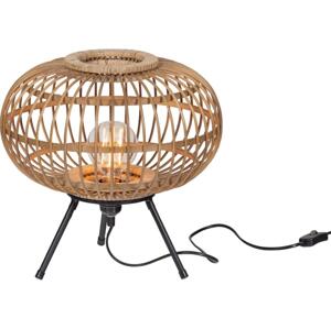 Stolní lampa BASICLABEL 1xE27/40W/230V bambus