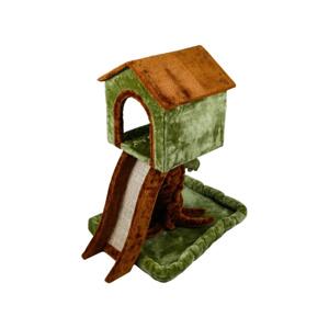- Škrabadlo pro kočky 73,5x66x47 cm domeček