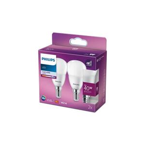 Philips SADA 2x LED Žárovka Philips P45 E14/5W/230V 4000K