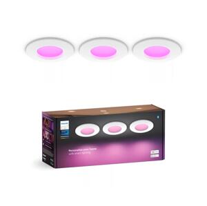 Philips Philips -SADA 3x LED RGBW Stmívatelné koupelnové svítidlo Hue SLIM LED/8,3W/230V