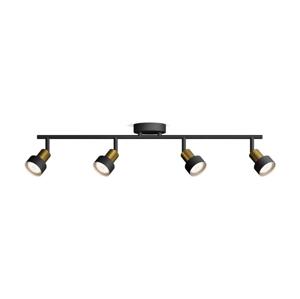 Philips Philips - Bodové svítidlo CONDUIT 4xGU10/5W/230V černá/mosaz