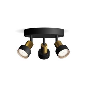 Philips Philips - Bodové svítidlo CONDUIT 3xGU10/5W/230V černá/mosaz
