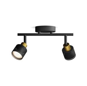 Philips Philips - Bodové svítidlo NIALL 2xGU10/5W/230V černá/mosaz
