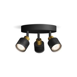 Philips Philips - Bodové svítidlo NIALL 3xGU10/5W/230V černá/mosaz