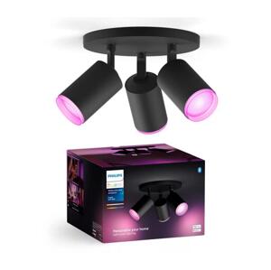 Philips Philips - LED RGBW Stmívatelné bodové svítidlo Hue FUGATO 3xGU10/4,2W/230V černá
