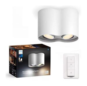 Philips Philips - LED Stmívatelné bodové svítidlo Hue PILLAR 2xGU10/4,2W/230V + DO bílá