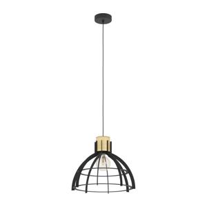 Eglo Eglo 43769 - Lustr na lanku STILLINGTON 1xE27/40W/230V černá