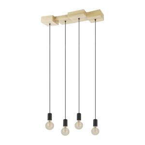 Eglo Eglo 43799 - Lustr na lanku HALKIN 4xE27/40W/230V