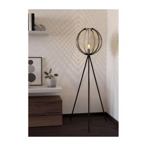 Eglo Eglo 44009 - Stojací lampa WAVERTON 1xE27/40W/230V bílá/černá